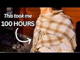 I Hand-wove a Shawl Using 2000-Year-Old Techniques 🐑 From Sheep to Shawl