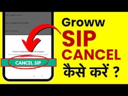 Groww Me SIP Band Kaise Kare - How to Close SIP in Groww App (edited)