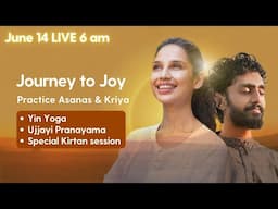 Day 13 Journey to Joy | YIn Yoga | Ujjayi Breathing | Free Live Classes
