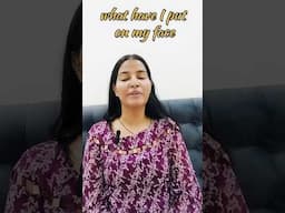 What have I put on my face || remove acne scars series #somethingnewwithrashi