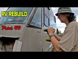 RV REBUILD (Part 49) Rear View Mirror Mounts
