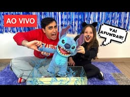 O STITCH BOIA OU AFUNDA ??? AO VIVO COM FELIPE CALIXTO E FILHA DA MULHER GATO