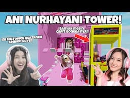 TANTANG @FannyTjandra TAMATIN TOWER BUATANKU!! FANNY SAMPE KAGET AKU BISA BUAT TOWER 😱!! [ROBLOX]