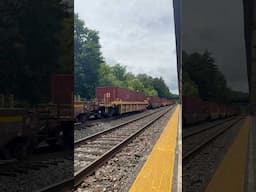 Train hauling ammo rolls by me! #Shorts #Trains
