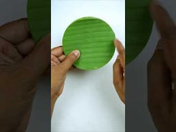 Innovative banana leaf cup designs for presenting your delectable treats 🍃😋 #BananaLeaf #Crafts