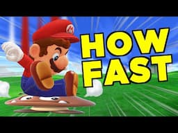 How Fast can you CRUSH A GOOMBA in all Mario Games?