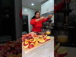 Weight loss drink using all red fruits Apples, Strawberries, Plums, Blood oranges, Pomelo, Beets