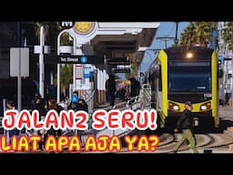 NAEK KERETA MURAH MERIAH KE LONG BEACH II PEMANDANGAN LOS ANGELES DARI KERETA