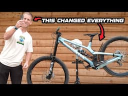 MY NEW DOWNHILL BIKE IS DRASTICALLY BETTER AFTER THIS £60 MODIFICATION!