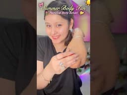 Remove Tan in Minutes! DIY Summer Body Scrub 💫 #shorts #glowingskin #summerskincare #removetan
