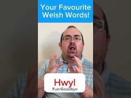 Favourite Welsh Words: Hwyl means fun, goodbye and a passion for Wales. #learnwelsh #welshwords