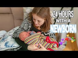 24 hours with NEWBORN | Day in the life of a NEWBORN Mum edition