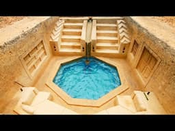 Unbelievable! Build The Most Modern Underground Living Room and Underground Swimming Pool
