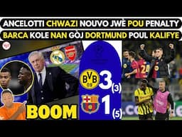 BOOM !! ANCELOTTI METE VINICIUS DEYÒ, MEN NOUVO JWÈ KAP TIRE PENALTY POU REAL MADRID VS ARSENAL...