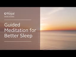 8-Minute Guided Meditation with a Mental Health Expert for Better Sleep