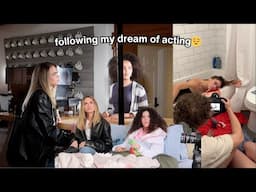 behind the scenes of starring in my first movie | week vlog