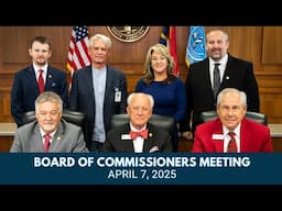 April 7, 2025 Dare County Board of Commissioners Meeting