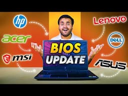 How to Update BIOS on Any Laptop ??  *All Brands Covered*