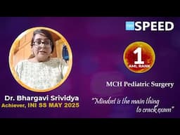 INI SS May 2025,1st Rank AML, MCH Pediatric Surgery, Dr. Bhargavi Srividya., #iniss