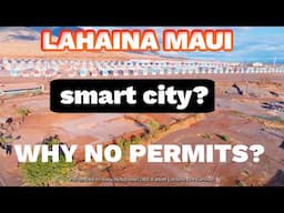 Lahaina Maui UPDATE Fire Zone: Shocking Drone Footage TOTAL LACK of Rebuild Progress