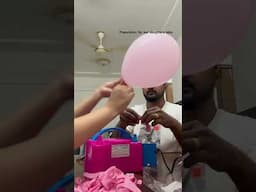 Our daughters bday preparation #shorts #firstbirthday #birthdaycelebration #birthdayplan #bts
