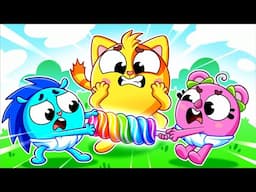Where Is My Lollipop? 🍭Find the Good One and Share! Kids Songs🐱🐨🐰🦁And Nursery Rhymes by Baby Zoo