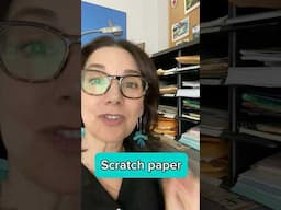 What is scratch paper? English vocabulary for daily life #esllearners #dailyenglish  #englishvocab