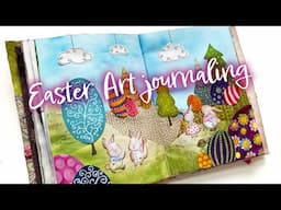Easter Art journaling 🐰💕