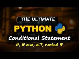 Conditional Statments in Python Programming ||  Python Tutorial || Video 4