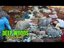 Memorial Waterfall Build in Somerset, WI 🌲💧
