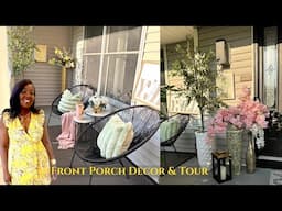FRONT PORCH DECORATING IDEAS AND TOUR  / How to Decorate A Front Porch