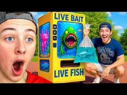 He Bought EVERY FISH from a LIVE FISH VENDING MACHINE!