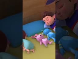 Ten Toys in the Bed?! 😴🎵 Max, Mia & Meeko's Silly Sleepover Song! #shorts #nurseryrhymes #hooplakidz
