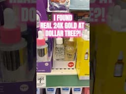 I FOUND REAL 24K GOLD AT DOLLAR TREE?! ✨🤩 #dollartree