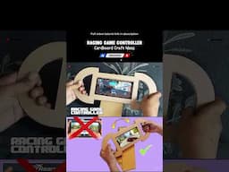 FUN RACING GAME CONTROLLER 🤩 #shorts #toys #youtubeshorts #diy #trending