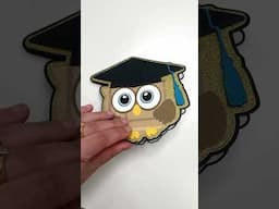 Adorable graduation owl card! But you can turn this into a mini album, banner etc. #graduationcard