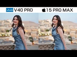 Vivo V40 Pro VS Iphone 15 pro Max *Camera Comparison* ⚡ Best Camera Phone Under 40000?