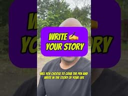 Be intentional when writing the story of your life! #mindset #motivation