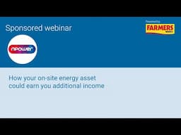 How your on-site energy asset could earn you additional income