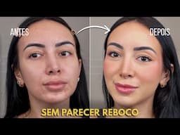 COMO ESCONDER espinhas com MAQUIAGEM SEM PARECER REBOCO (pele natural!)