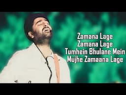 Zamana Lage (LYRICS) - Arijit Singh | Shashwat Singh | Qaisar Ul Jafri | Aditya R | Ali F | Sara Ali