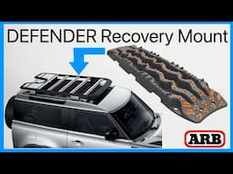 Recovery Track Roof Mount Kit for Land Rover Defender Expedition Roof Rack
