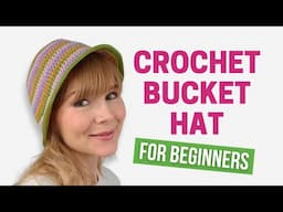 How to Crochet a Seamless Striped Bucket Hat | Beginner-Friendly Tutorial