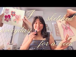 I Sketched Every Day for a Week (as Someone Who Can’t Draw) 🎨 Embracing Bad Art & Having Fun