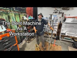 Using Dent Machine as Workstation 1, band instrument repair