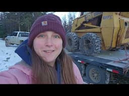 Spring Projects on Our Off-Grid Alaskan Homestead | Goat Birth, Water Supply, Hare Hunting