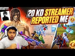 WORLD's RANK 1 M416 PLAYER EVEN 20 KD STREAMER REPORTED HIM ?? BIXI OP BEST Moments in PUBG Mobile