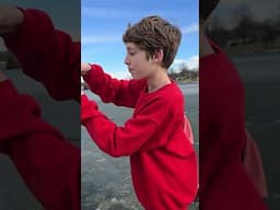 Playing on the Frozen Lake!