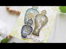 Alcohol Ink Coloring | Heat Embossing