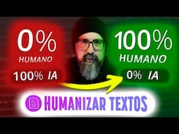Cómo HUMANIZAR TEXTOS creados con IA ✅ 100% INDETECTABLES  + GRATIS ✅ Funciona con ChatGPT, Gemini..